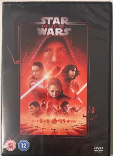 Star Wars Episode VIII: The Last Jedi (DVD) - Artwork - Brand New Star Wars Episode VIII: The Last Jedi (DVD) - Artwork - Brand New