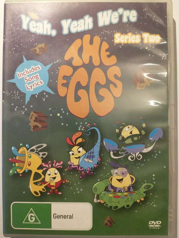 Yeah, Yeah We're The Eggs Series Two (DVD, 2008) Animated TV Show PAL Brand New