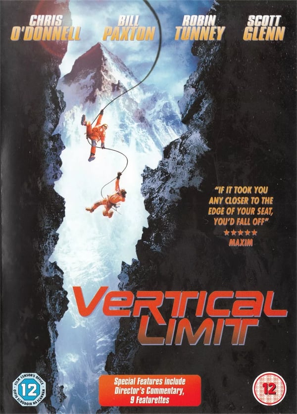 Vertical Limit - Chris O'Donnell, Bill Paxton (DVD, Region 2)