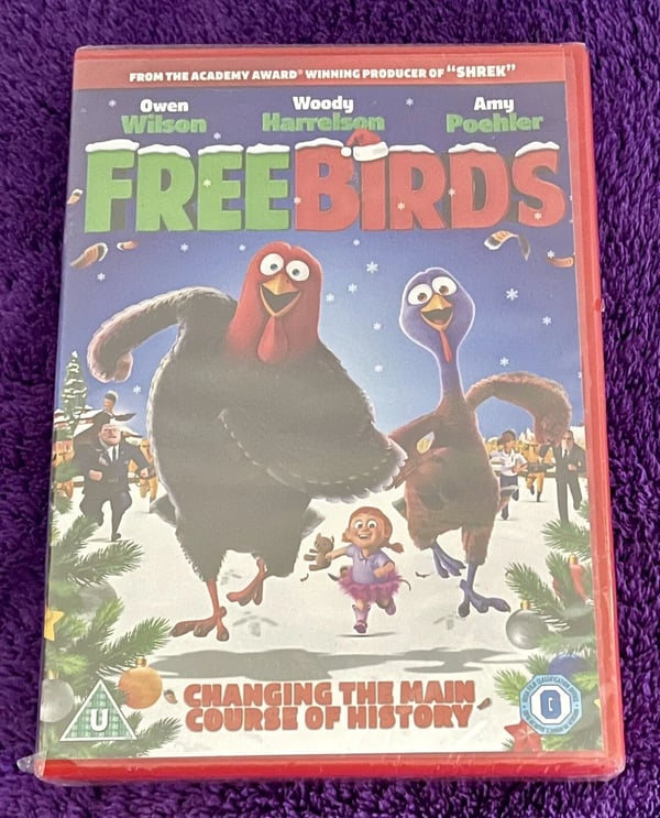 Free Birds (2014) DVD - Animoitu perhe-elokuva, pääosassa Owen Wilson