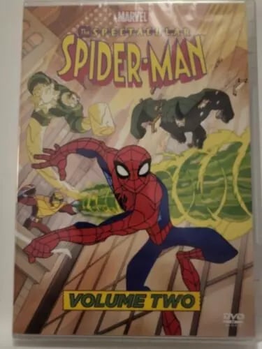 Marvel The Spectacular Spider-Man Volume Two (DVD, 2008) – Animert serie