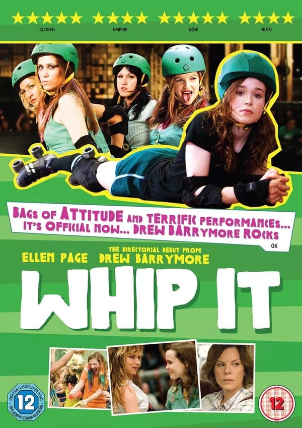 Whip It [DVD] (DVD) Drew Barrymore Elliot Page Juliette Lewis Marcia Gay Harden Brand New