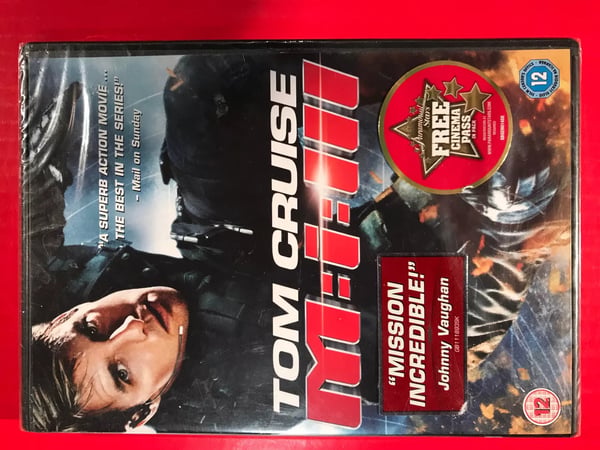 Mission Impossible 3 DVD 2006film Tom Cruise M:i:III5014437911834JJ Abram Brand New Mission Impossible 3 DVD 2006film Tom Cruise M:i:III5014437911834JJ Abram Brand New