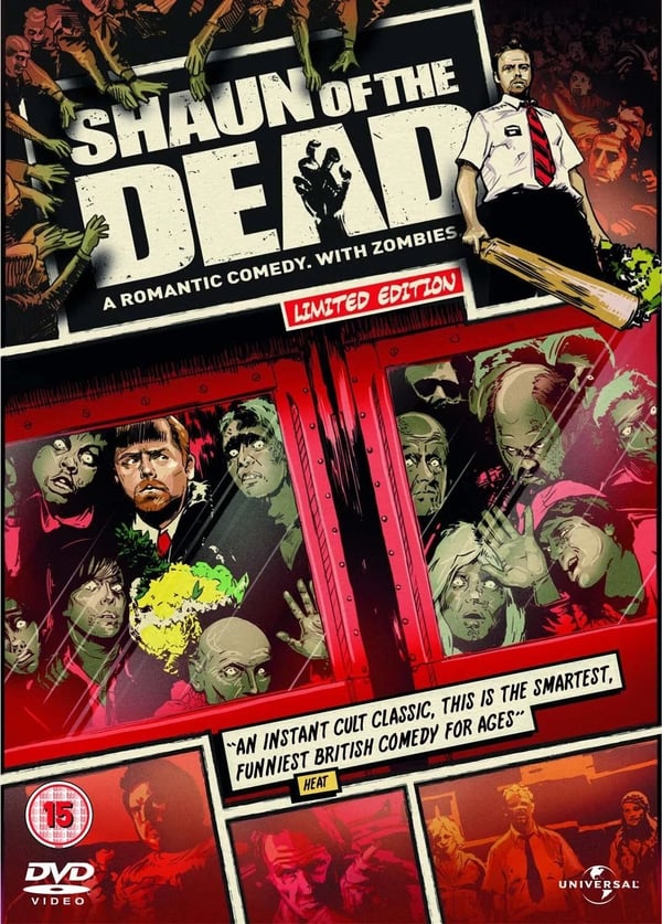 Shaun Of The Dead (DVD, 2004) Limited Edition HORROR Comedy PAL Brand New