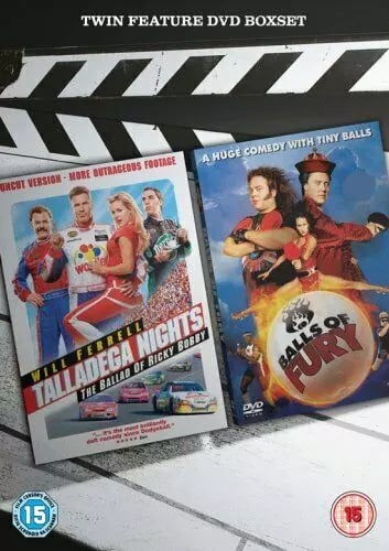 Talladega Nights/Balls Of Fury DVD Comedy (2008) Will Ferrell Brand New