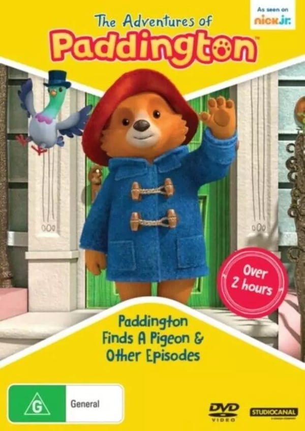 The Adventures Of Paddington - Paddington Finds A Pigeon & Other Episodes DVD Brand New