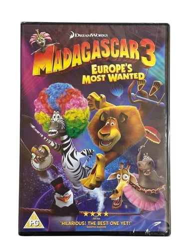 Madagascar 3 - Europe's Most Wanted (DVD, 2013) Brand (N3) Brand New