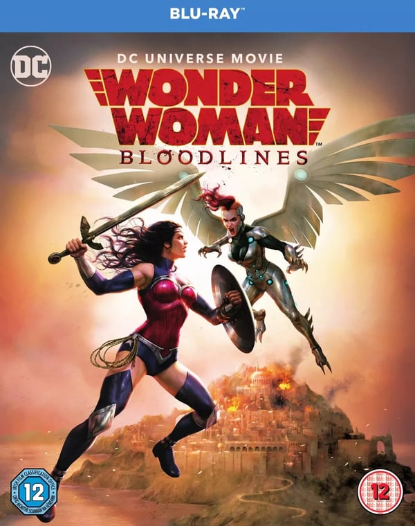 WONDER WOMAN BLOODLINES DC UNIVERSE ANIMATED MOVIE BLU-RAY DVD (12) Brand New