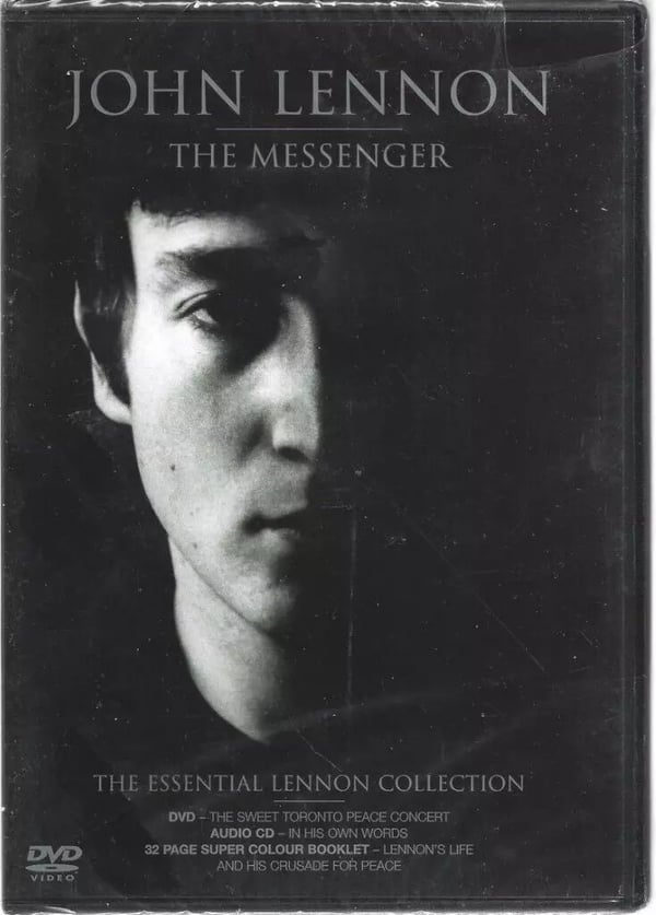 John Lennon The Messenger DVD + CD & 32-siders hefte (2002)