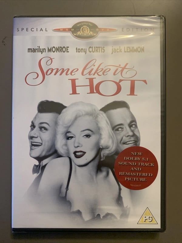Piukat paikat (Some Like It Hot) Special Edition DVD (1959) Marilyn Monroe