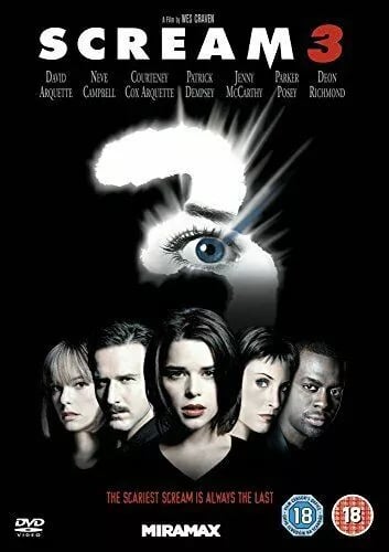 Scream 3 - DVD (2000) - Skräckfilm