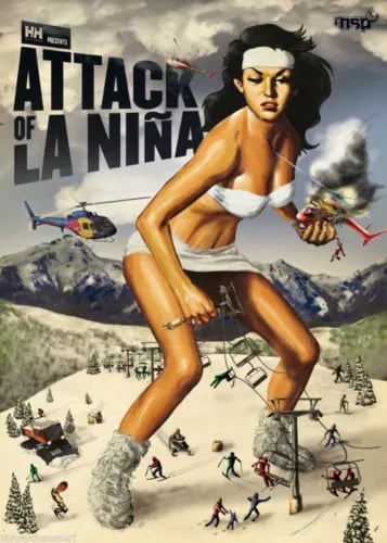 Attack Of La Nina - Extreme Ski DVD By Matchstick Productions Skiing MSP Brand New