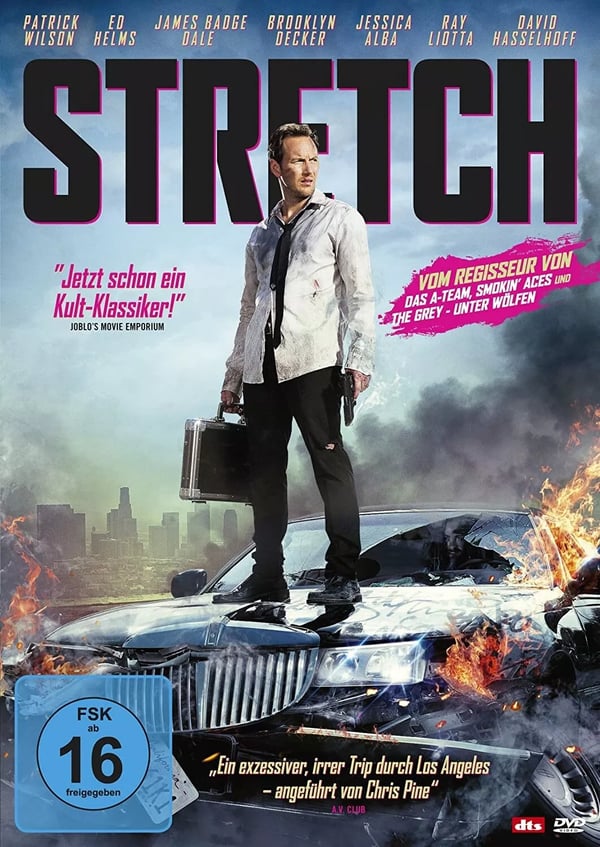 STRETCH - DVD - PATRICK WILSON - Ed Helms - Jessica Alba - Ray Liotta - 2014 Brand New