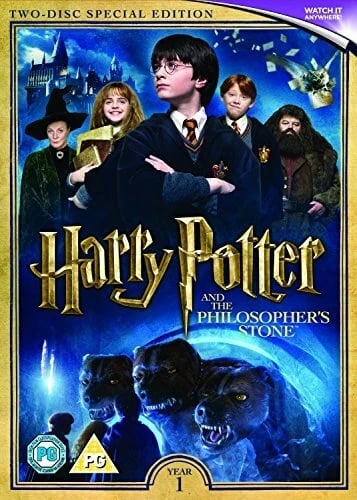Harry Potter and the Philosopher's Stone DVD Children's & Family (2001) Brand New