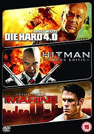 Die Hard 4.0/Hitman/The Marine [DVD] Brand New
