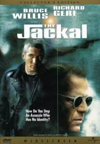 The Jackal DVD Bruce Willis (1998) Brand New
