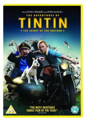 Tintins äventyr DVD