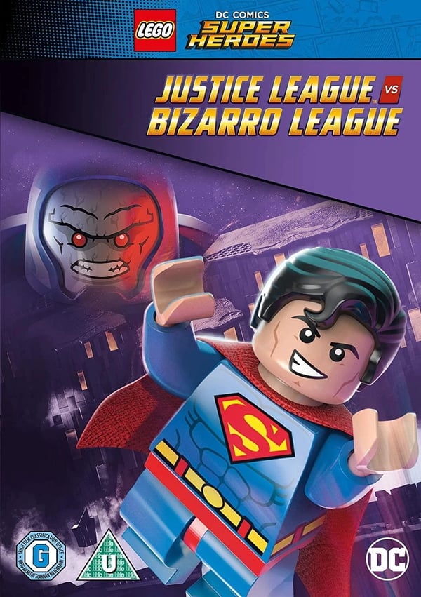 LEGO Justice League vs Bizarro League DC Super Heroes DVD Superman Brand New