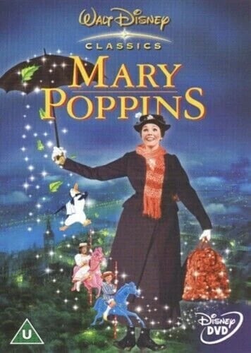 Mary Poppins DVD (2002) Julie Andrews, Stevenson (DIR) cert U Brand New