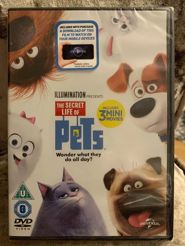 The Secret Life of Pets (with Digital Download) [DVD] And Brand New