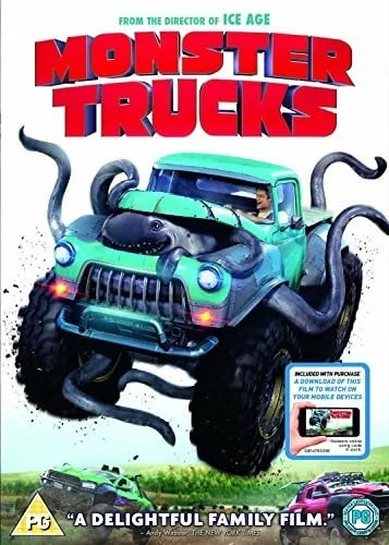 Monster Trucks DVD Children's & Family (2017) Thomas Lennon Brand New