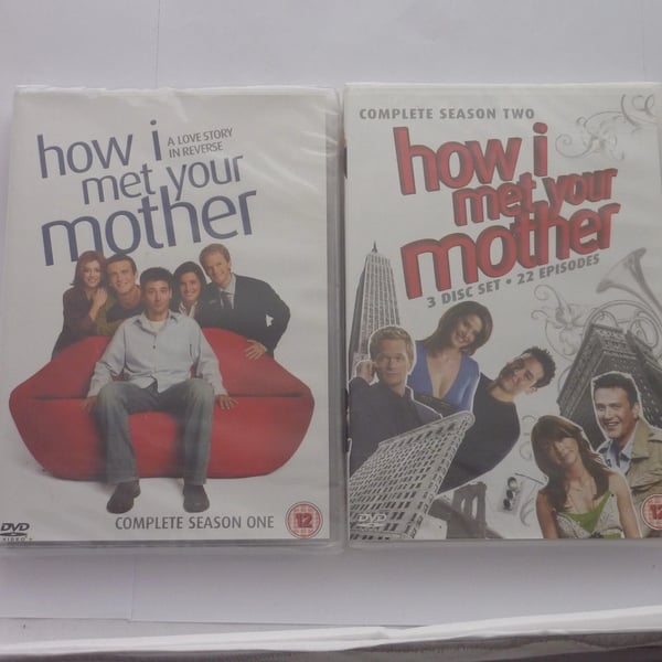 How I Met Your Mother The Complete First Season + Season 2 DVD Bundle Boxset Brand New
