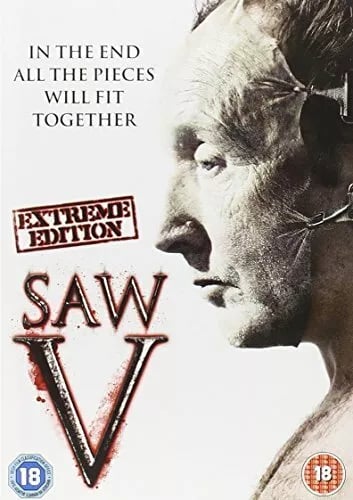 Saw V DVD Tobin Bell (2009) Brand New