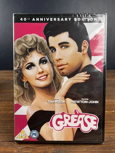Grease 40th Anniversary Edition DVD (2018) med John Travolta & Olivia Newton-John Grease 40th Anniversary Edition DVD (2018) med John Travolta & Olivia Newton-John