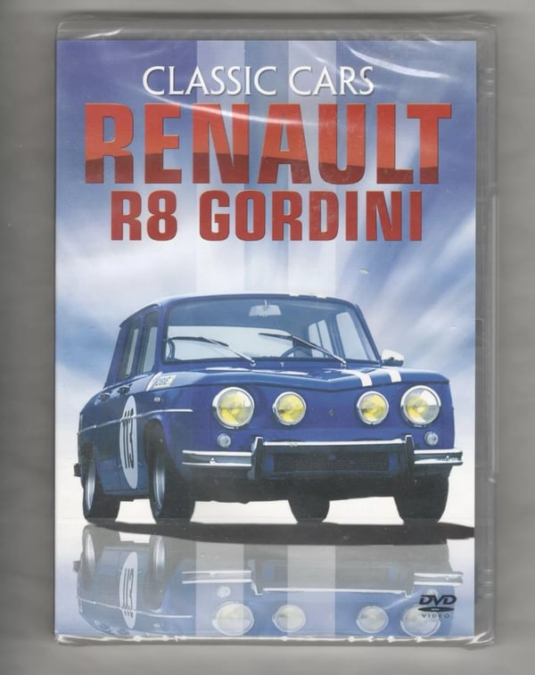 Renault R8 Gordini DVD Renault R8 Gordini DVD