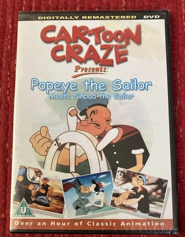 Cartoon Craze Presents Popeye The Sailor Meets Sinbad Sailor DVD Brand New Cartoon Craze Presents Popeye The Sailor Meets Sinbad Sailor DVD Brand New
