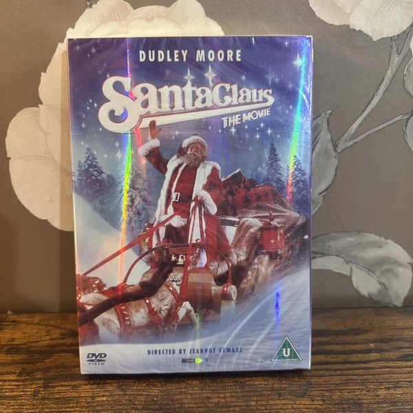 Santa Claus:The Movie Dudley Moore DVD With Foil embossed slipcase Brand New