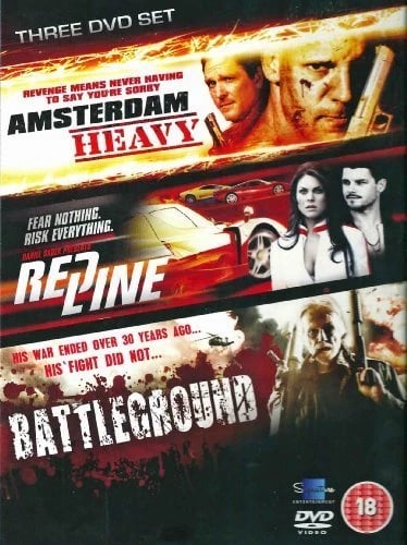 Toimintaelokuvakokoelma: Amsterdam Heavy / Red Line / Battleground (DVD)
