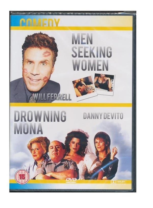 Men seeking women / Drowning Mona DVD (2000) Wil Ferrell, Danny Devito Brand New
