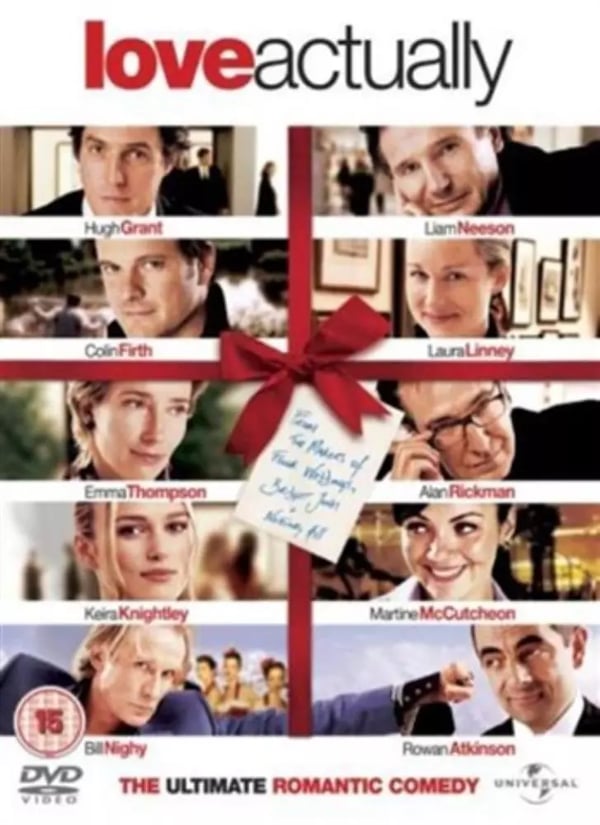 Love Actually DVD Romantisk Komedie (2004) Hugh Grant Love Actually DVD Romantisk Komedie (2004) Hugh Grant