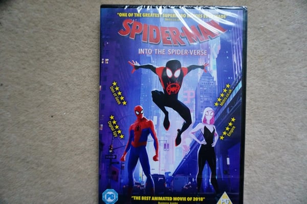 SPIDER-MAN INTO THE SPIDER-VERSE DVD Brand New