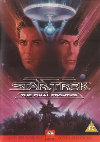 Star Trek V Final Frontier - Leonard Nimoy, William Shatner - Region 2 DVD Brand New