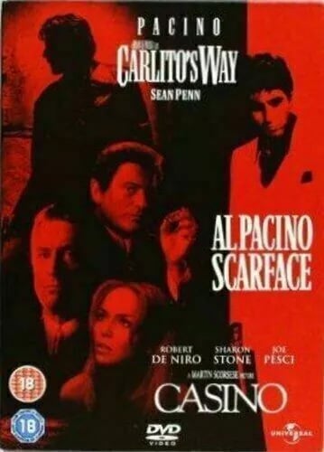 Scarface / Casino / Carlito's Way [DVD] Brand New