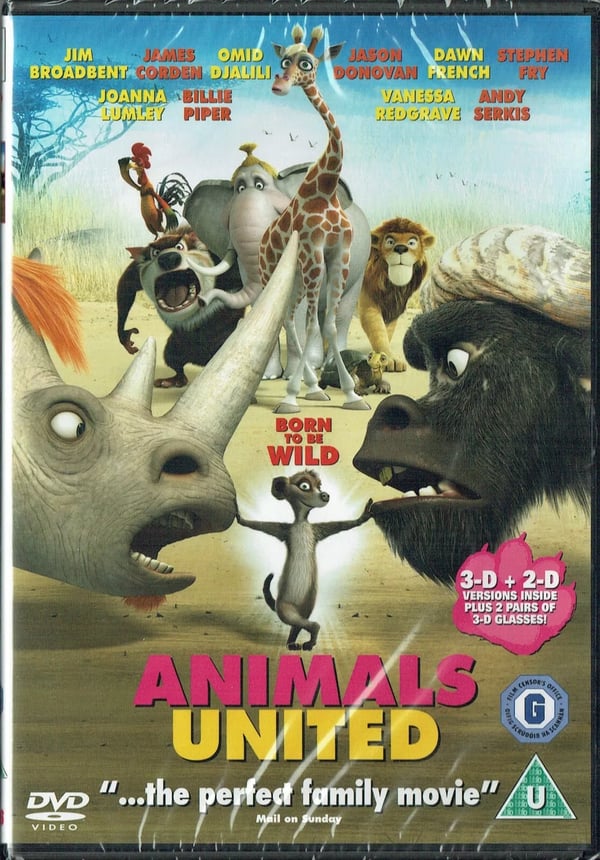Animals United - DVD - 3D + 2D (2 Disc) Animals United - DVD - 3D + 2D (2 Disc)