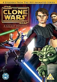 Star Wars: The Clone Wars - A Galaxy Divided [DVD] [2009] Brand New
