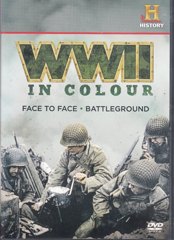 World War II In Colour - Face To Face - Battleground (DVD, 2005) Brand New