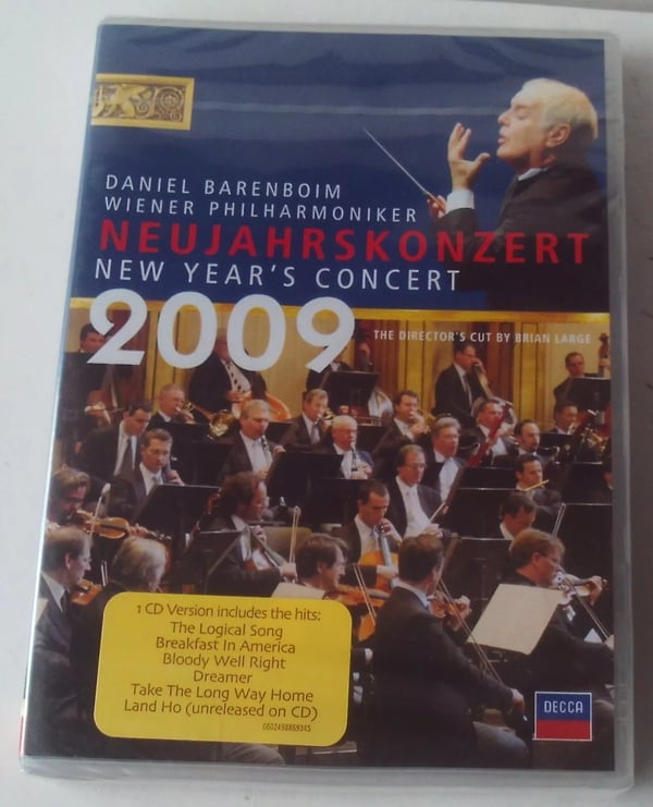Year's Day Concert 2009 (CD & DVD, 2010) Daniel Barenboim Brand New