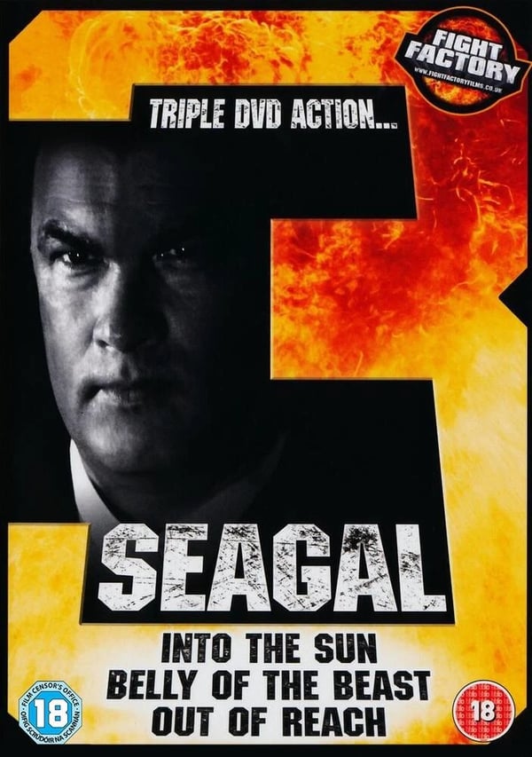 Seagal - Belly Of The Beast / Into The Sun / Out Of Reach DVD Brand New