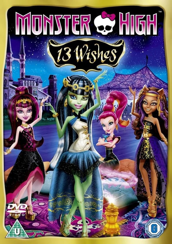 Monster High - 13 Wishes DVD Brand New