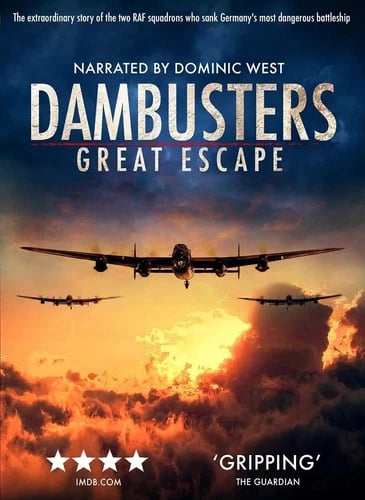 DAMBUSTERS GREAT ESCAPE NARRTED BY DOMINIC WEST DVD HISTORICAL R2 Brand New