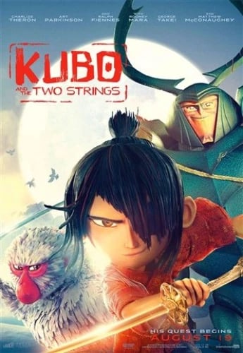 Kubo And The Two Strings DVD Animation (2017) Charlize Theron Brand New