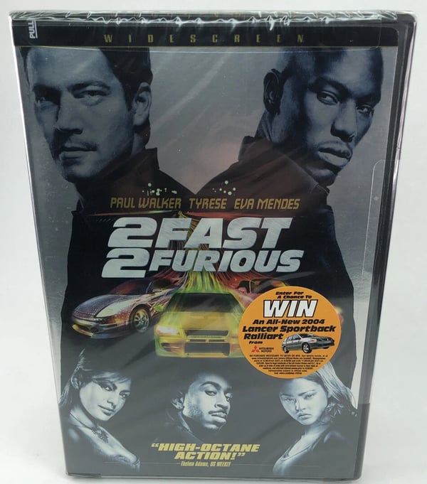 2 Fast 2 Furious - Region 1 DVD - Paul Walker/Tyrese/Eva Mendes Brand New