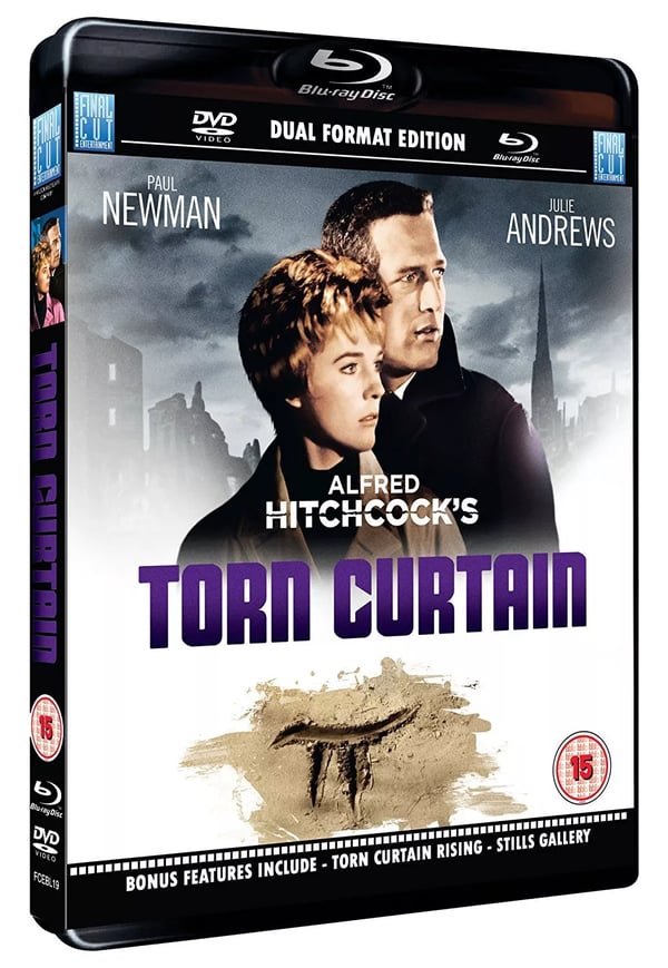 Torn Curtain Blu-Ray & DVD Dual Format – Alfred Hitchcock Torn Curtain Blu-Ray & DVD Dual Format – Alfred Hitchcock