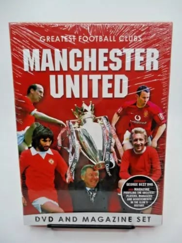 Greatest Football Clubs – Manchester United DVD & lehtisetti Greatest Football Clubs – Manchester United DVD & lehtisetti
