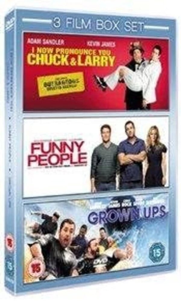 Adam Sandlerin komediat: Funny People / Chuck & Larry / Grown Ups – DVD