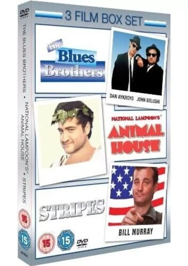 Blues Brothers/Animal House/Stripes (DVD) - Brand Brand New